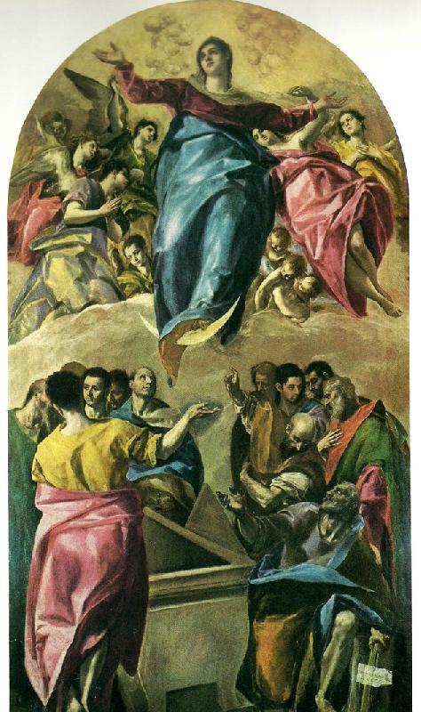 El Greco assumption of the virgin